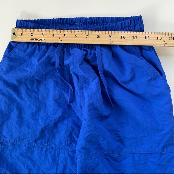 The Giving Movement Bright Blue Women's Nylon Windbreaker Pants Joggers Size XS - Picture 8 of 10